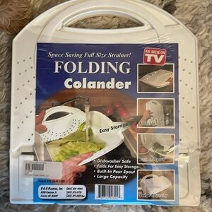 Folding Colander As Seen On TV